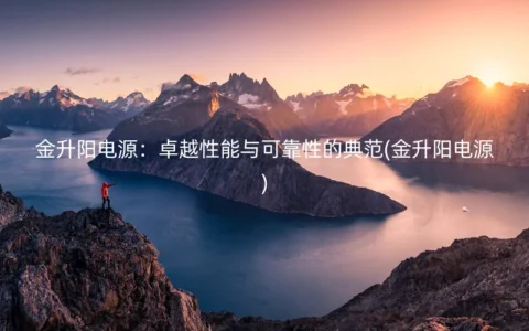 金升阳电源：卓越性能与可靠性的典范(金升阳电源)